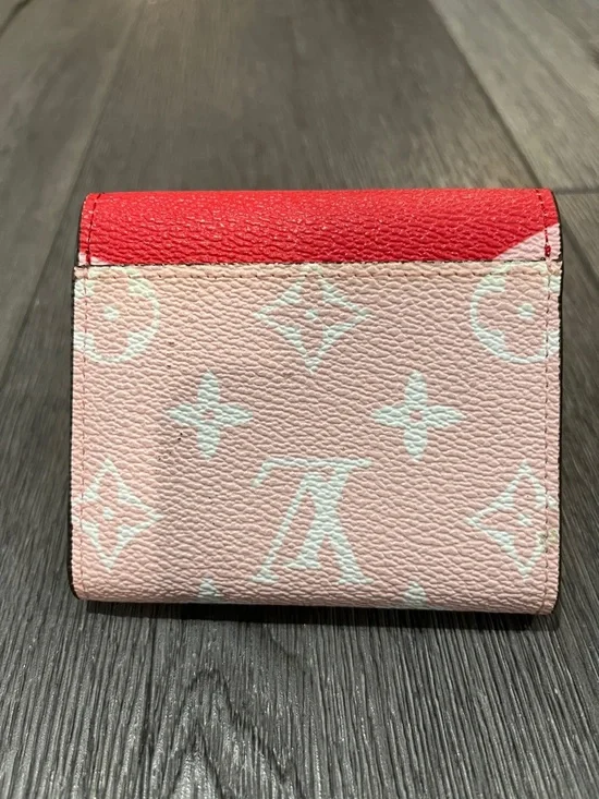 Louis Vuitton Zoe Wallet Giant Monogram Red/Pink Compact Wallet - Picture 3 of 16